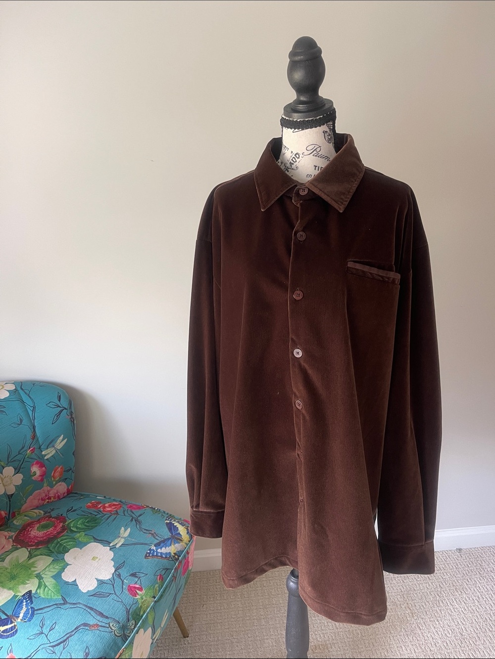 Paulo SOLARI Modern Fit Brown Corduroy Jacket